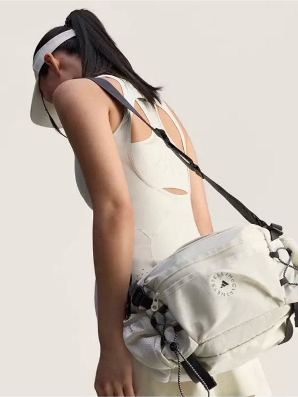 Adidas by Stella McCartney Cream Waist Pack/Crossbody - Picture 2 of 7